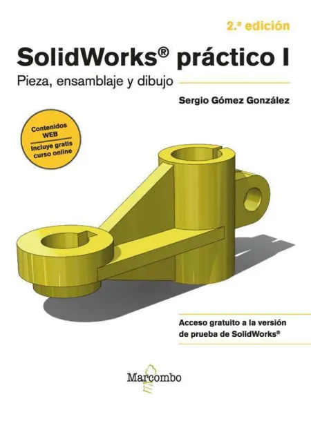 Solidworks Practico 1 Pieza,Ensamblaje y Dibujo (Dvd)