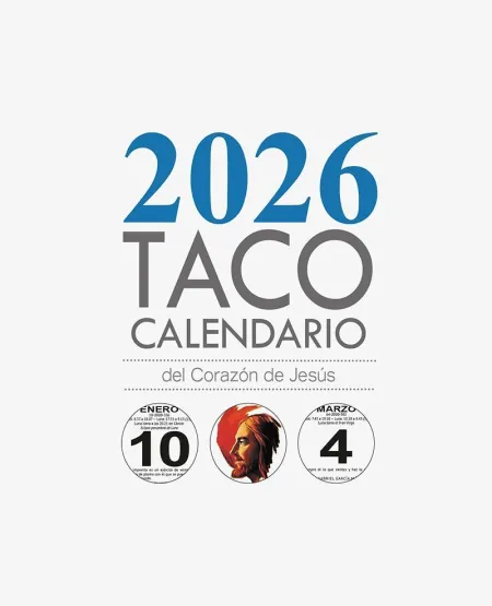 Taco Calendario del Corazón de Jesús - Mesa Sgdo. Corazón - 2026