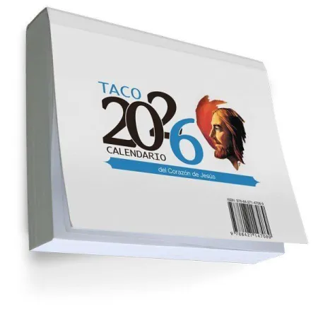 Taco 2026 Calendario Grande con Iman del Corazon de Jesus