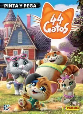 Pinta y Pega 44 Gatos