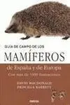 Guía de Campo de los Mamíferos de España y Europa