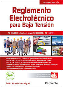 REGLAMENTO ELECTROTÉCNICO PARA BAJA TENSION 2015