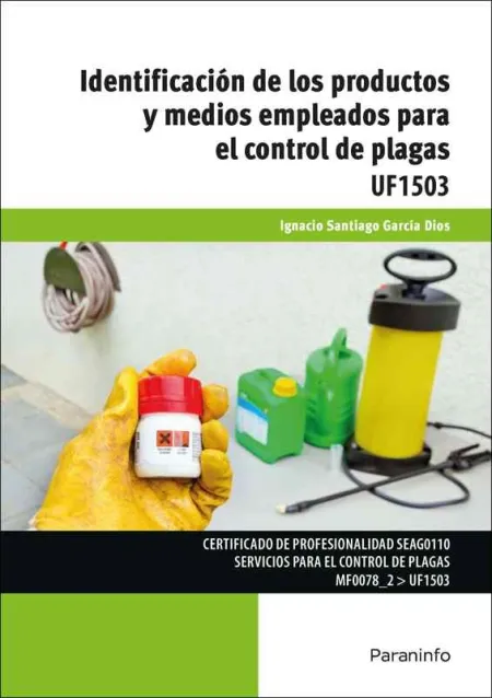Indentificación Productos y Medios Empleados Control Plagas