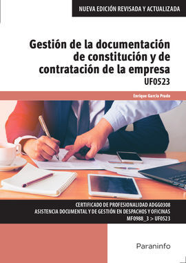 GESTION DE LA DOCUMENTACION DE CONSTITUCION Y CONT