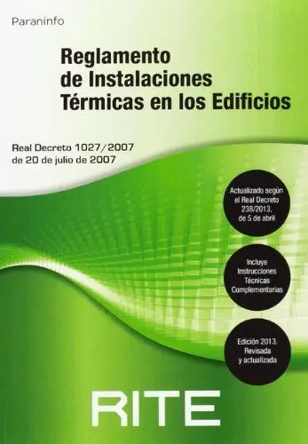 Reglamento de Instalaciones Termicas en los Edificios Rite 2013