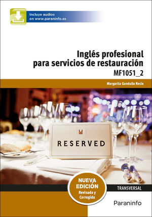 INGLES PARA SERVICIOS DE RESTAURACION