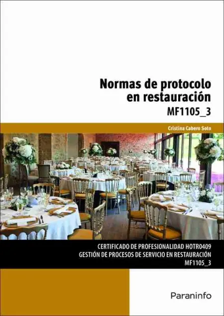 Normas de Protocolo en Restauracion Mf1105-3