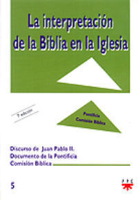 LA INTERPRETACION DE LA BIBLIA EN LA IGLESIA