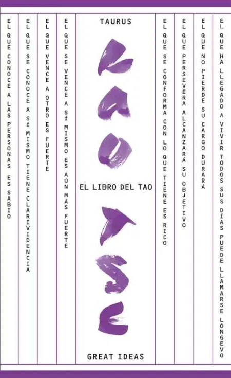 El Libro del Tao (Serie Great Ideas)