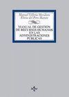 MANUAL DE GESTIÓN DE RECURSOS HUMANOS EN LAS ADMINISTRACIONES PÚBLICAS