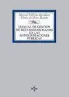 Manual de Gestión de Recursos Humanos en las Administraciones Públicas