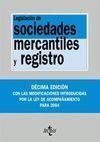 LEGISLACIÓN DE SOCIEDADES MERCANTILES Y REGISTRO
