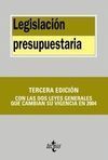 LEGISLACIÓN PRESUPUESTARIA