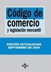 CÓDIGO DE COMERCIO Y LEGISLACIÓN MERCANTIL