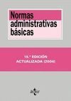 NORMAS ADMINISTRATIVAS BÁSICAS