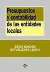 Presupuestos y Contabilidad de las Entidades Locales