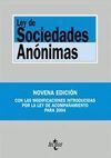 LEY DE SOCIEDADES ANÓNIMAS