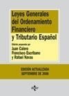 LEYES GENERALES DEL ORDENAMIENTO FINANCIERO Y TRIBUTARIO ESPAÑOL 2008