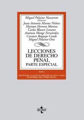 Lecciones de Derecho Penal Tomo I