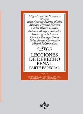 Lecciones de Derecho Penal. Parte Especial