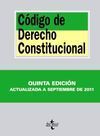 CÓDIGO DE DERECHO CONSTITUCIONAL