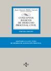 CONCEPTOS BÁSICOS DE DERECHO PROCESAL CIVIL