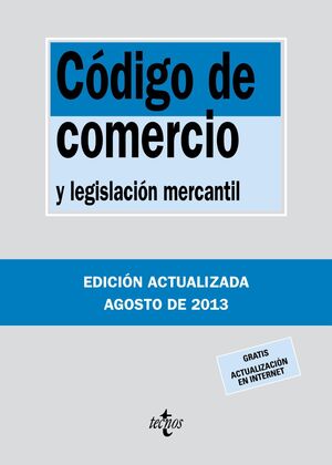 CÓDIGO DE COMERCIO Y LEGISLACIÓN MERCANTIL