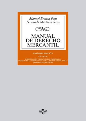 MANUAL DE DERECHO MERCANTIL I