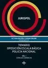 Temario Oposición Escala Básica Policía Nacional