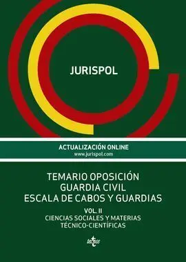 Temario Oposición Guardia Civil. Escala de Cabos y Guardias