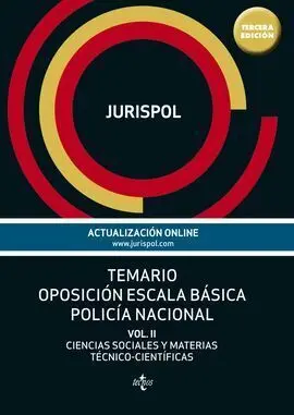 Temario 2 Oposición Escala Básica Policía Nacional