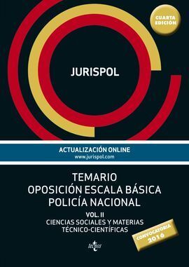 TEMARIO OPOSICIÓN ESCALA BÁSICA POLICÍA NACIONAL JURISPOL