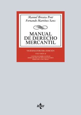 MANUAL DE DERECHO MERCANTIL