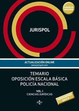 Temario I Oposición Escala Básica Policía Nacional