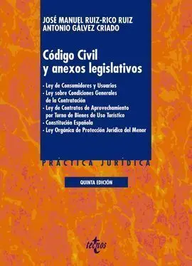 Código Civil y Anexos Legislativos 2017