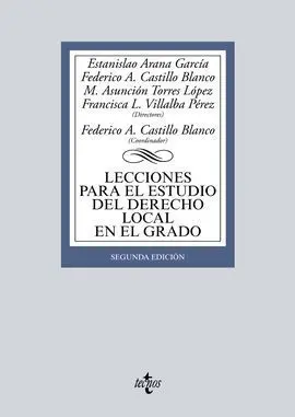 Lecciones para el Estudio del Derecho Local en el Grado