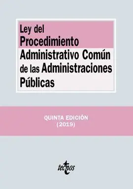 Ley del Procedimiento Administrativo Común de las Administraciones Públicas 2019