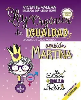 Ley Orgánica de Igualdad. Versión Martina