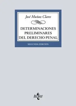 Determinaciones Preliminares del Derecho Penal