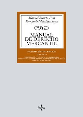 MANUAL DE DERECHO MERCANTIL