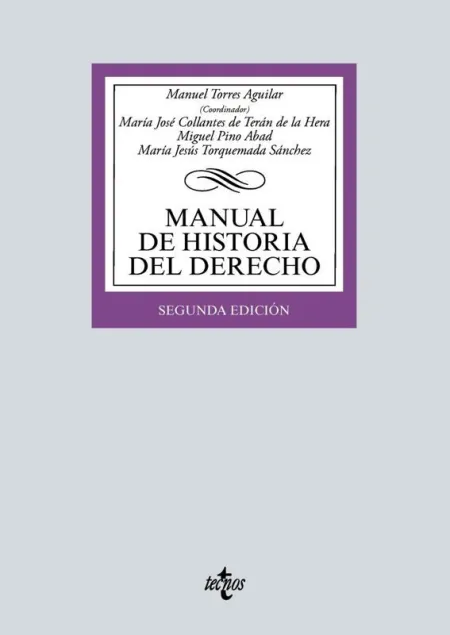Manual de Historia del Derecho