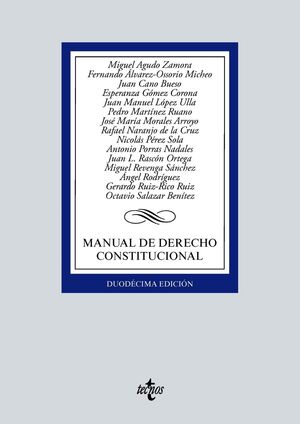 MANUAL DE DERECHO CONSTITUCIONAL