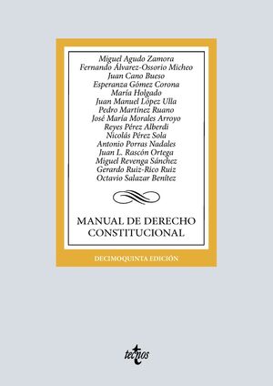 MANUAL DE DERECHO CONSTITUCIONAL