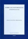 SOBRE LAS NATURALEZAS