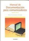 MANUAL DE DOCUMENTACIÓN PARA COMUNICADORES