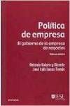 POLÍTICA DE EMPRESA