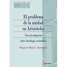 EL PROBLEMA DE LA UNIDAD EN ARISTÓTELES