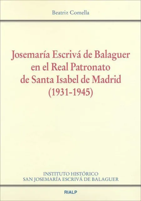 Josemaria Escriva de Balaguer en el Real Patronato de Santa Isabel de Madrid 193