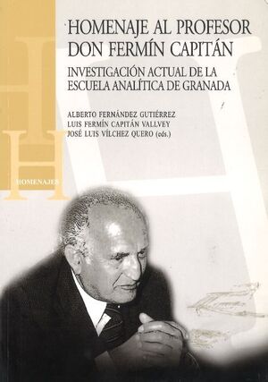 HOMENAJE AL PROOFESOR DON FERMÍN CAPITÁN