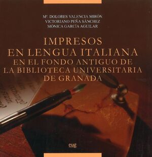 IMPRESOS EN LENGUA ITALIANA